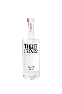 Three Foxes Organic Vodka 700mL 38%