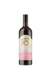 78 Degrees Rose Vermouth 750mL 18% (inc WET)