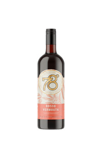 78 Degrees Rosso Vermouth 750mL 18% (inc WET)