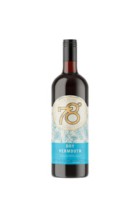 78 Degrees Dry Vermouth 750mL 18% (inc WET)